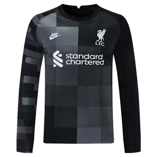 Tailandia Camiseta Liverpool Portero ML 2021-22 Negro